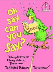 Oh say can you say?  Cover Image