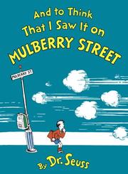 And to think that I saw it on Mulberry Street Book cover