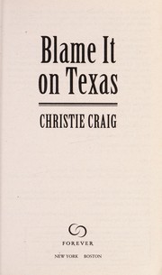 Blame It on Texas  Cover Image