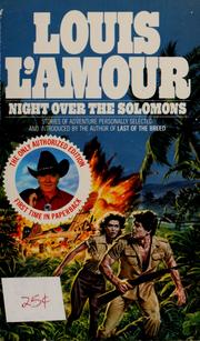 Night over the Solomons  Cover Image