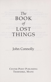 The book of lost things. Cover Image