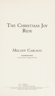The Christmas joy ride Book cover
