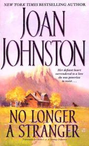 No longer a stranger  Cover Image