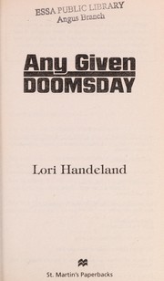 Any given doomsday  Cover Image