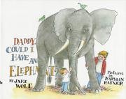 Daddy, could I have an elephant?  Cover Image