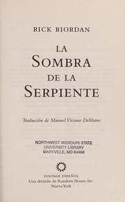 La sombra de la serpiente  Cover Image