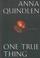 Go to record One true thing