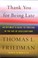 Go to record Thank you for being late : an optimist's guide to thriving...